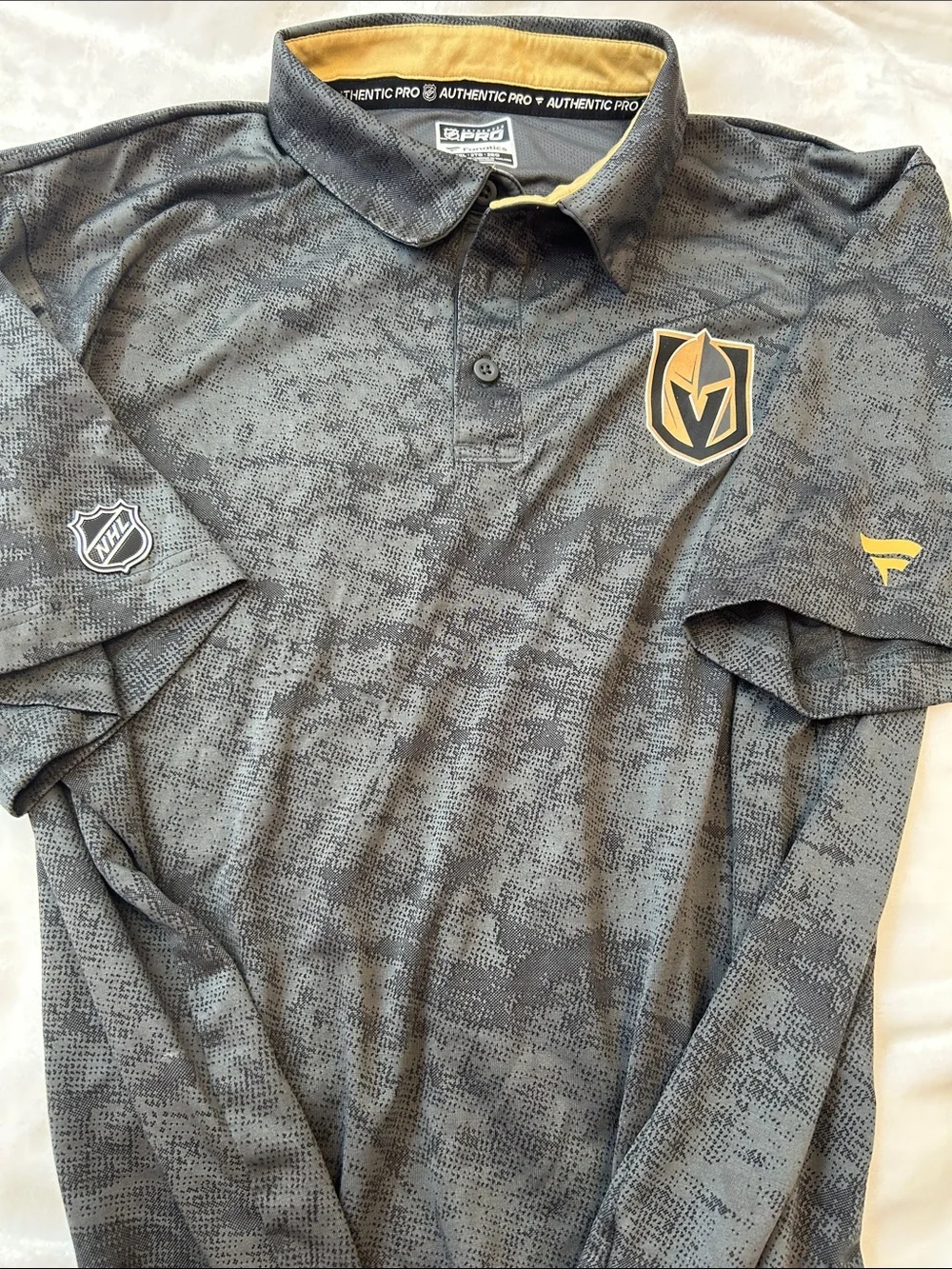 Fanatics Las Vegas Golden Knights Collared Men’s Top - Picture 2 of 6